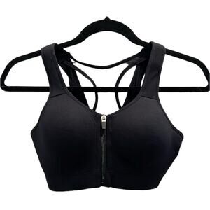 NWOT LAYER8 Maximum Support Sports Bra black small Q-Wick Dry Molded Racerback